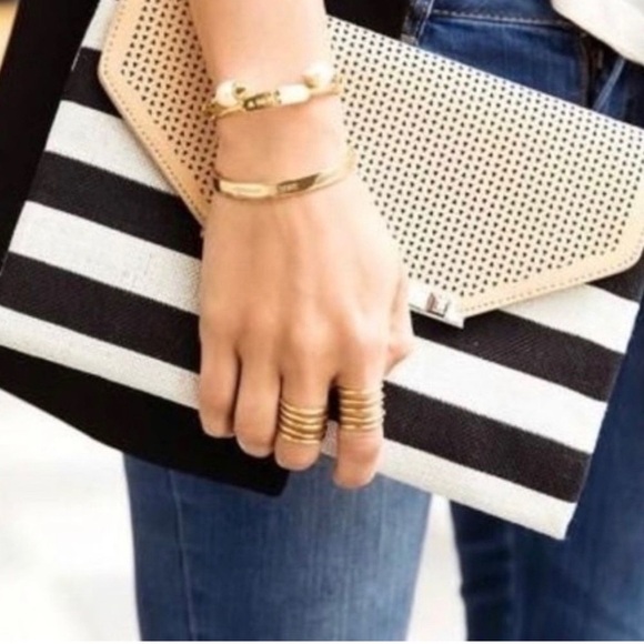 Stella and Dot Gold Maylee ring (S/M) Adjustable - Picture 2 of 8